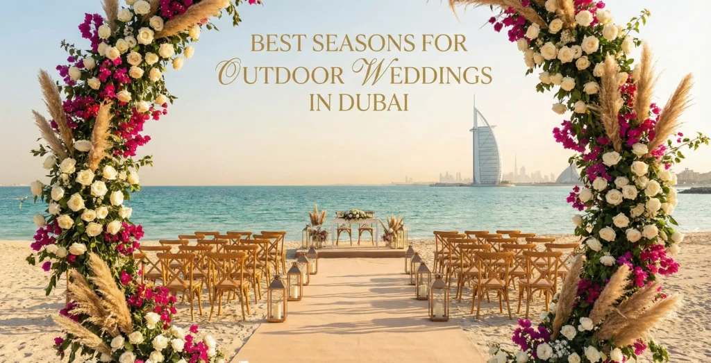 Best seasons for outdoor weddings in Dubai