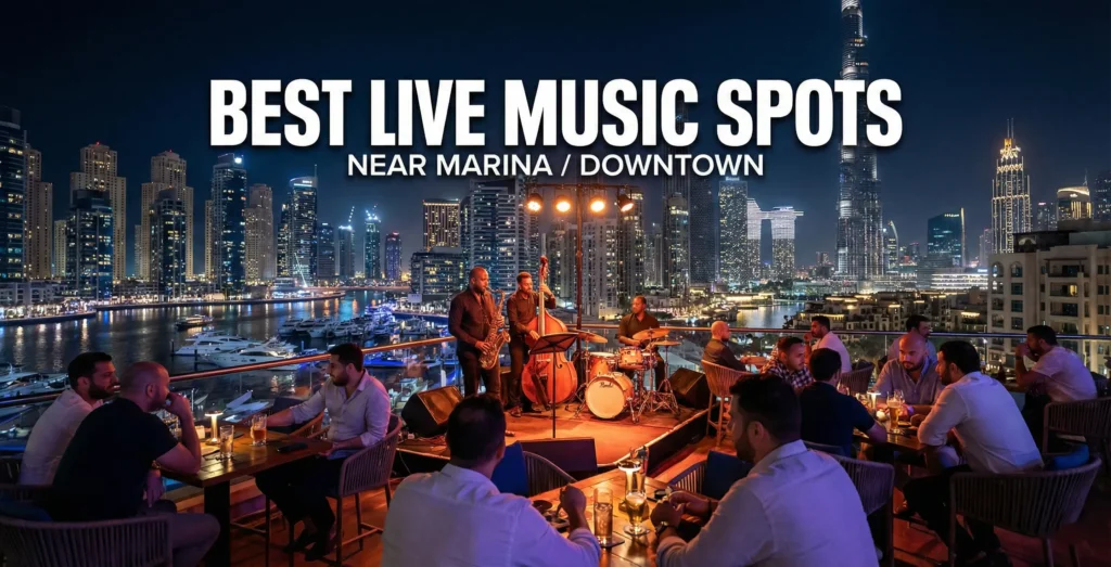 Best live music spots near Marina Downtown