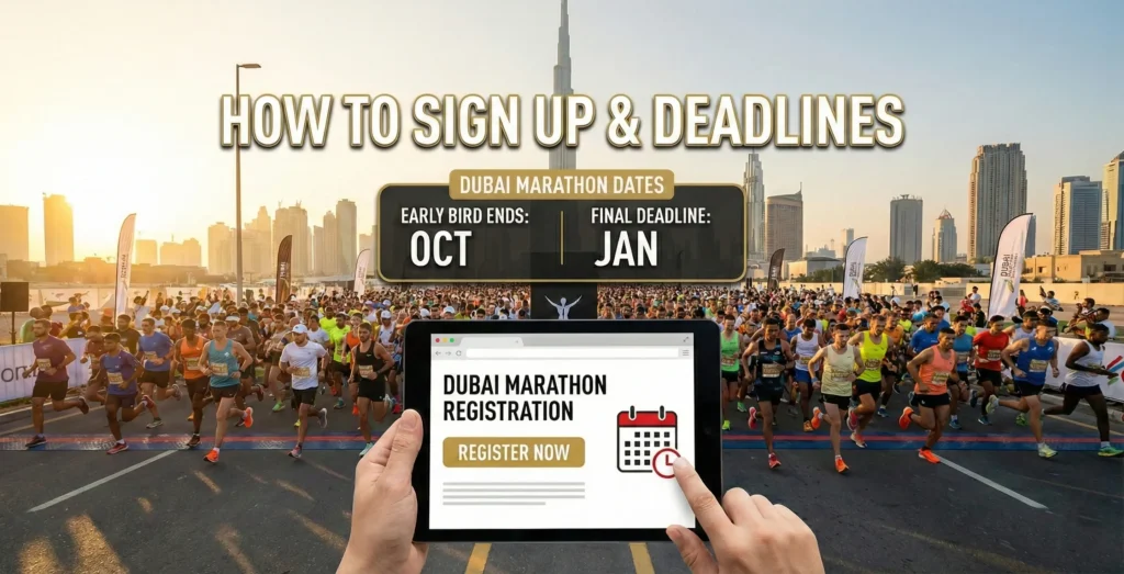 Dubai Marathon registration how to sign up & deadlines