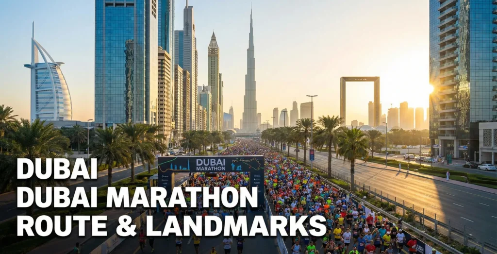 Dubai Marathon route & landmarks guide